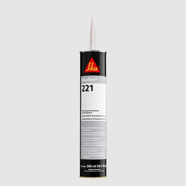 Sika 300 ml, Cartridge, White, Sikaflex 221 SIKA-90891 - main